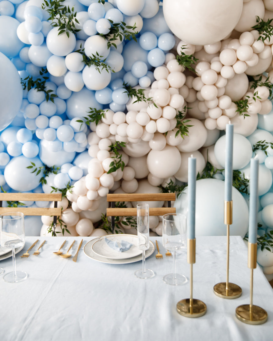 Balloon wall decoration